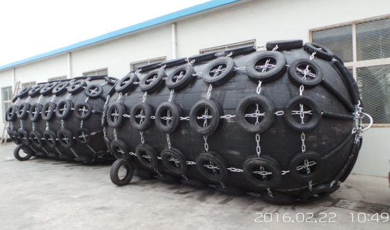 Tấm chắn khí nén cao su hàng hải cho tàu BV Lưới lốp được chứng nhận