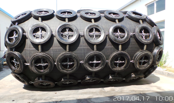 6-10 năm tuổi thọ Fender cao su khí nén cho hiệu quả loại lưới dây chuyền