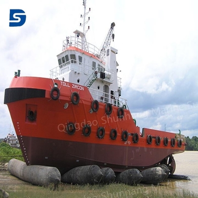 0.05MPa-0.08MPa Thùng khí bơm cao su tàu với tuổi thọ từ sáu đến mười năm ISO14409 được chứng nhận