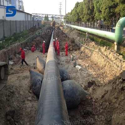 Tiêu chuẩn ISO 14409 Túi khí cao su hàng hải Túi khí bơm cao su tự nhiên để phóng tàu