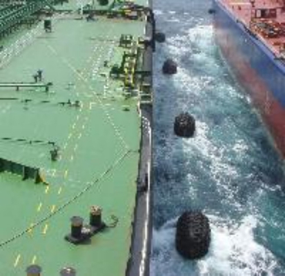 Tàu Shunhang Yokohama Fender Kích thước ISO 17357 Bến tàu biển đen