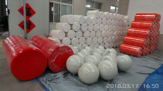 Chống nhiệt độ thuyền -30C đến 80C EVA Foam Fender cho bảo vệ bờ biển